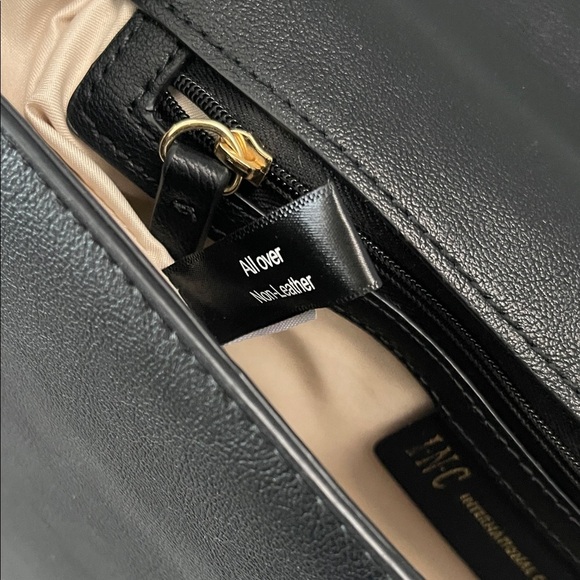 INC International Concepts Brown Snake Print Shoulder Bag - Picture 15 of 16